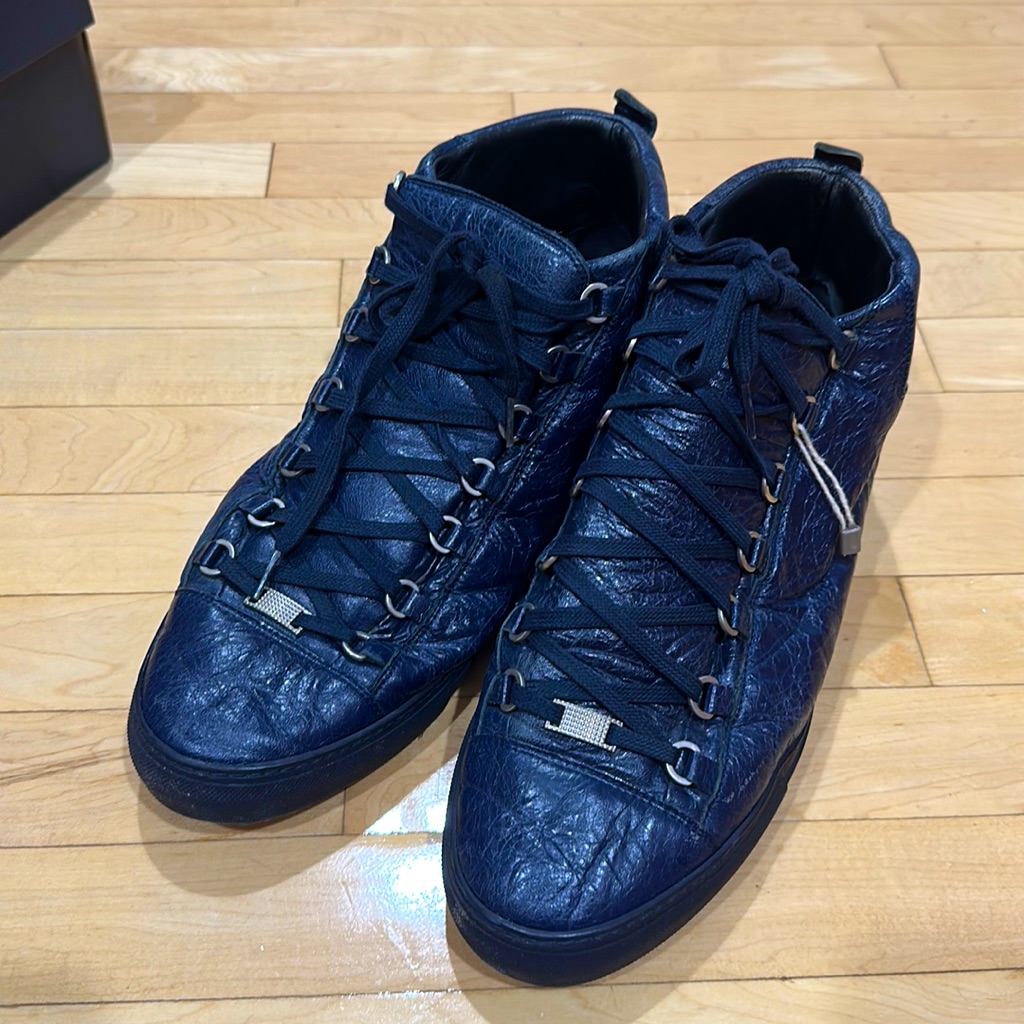 Balenciaga Men’s Leather High Top Shoes